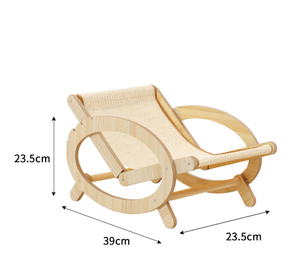 Chenpet Sisal Pet Lounger Chair Cat Beds