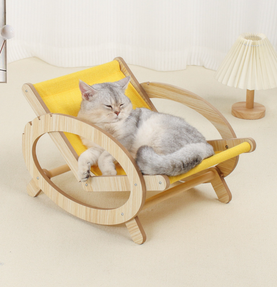 Chenpet Sisal Pet Lounger Chair Cat Beds