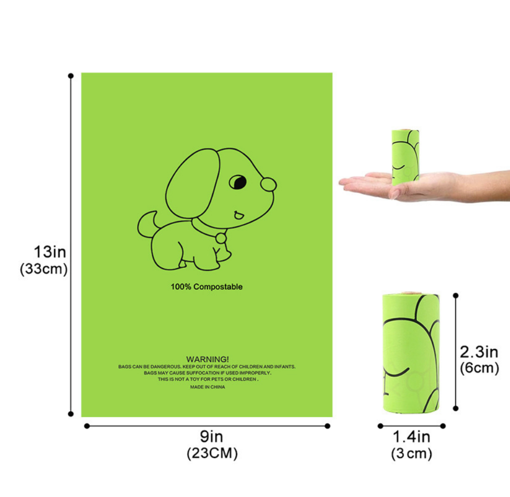 Chenpet Eco-friendly Biodegradable Corn Pet Waste Bag