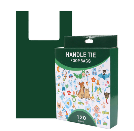 Chenpet Eco-friendly New Design Handle Tie Poop Bags