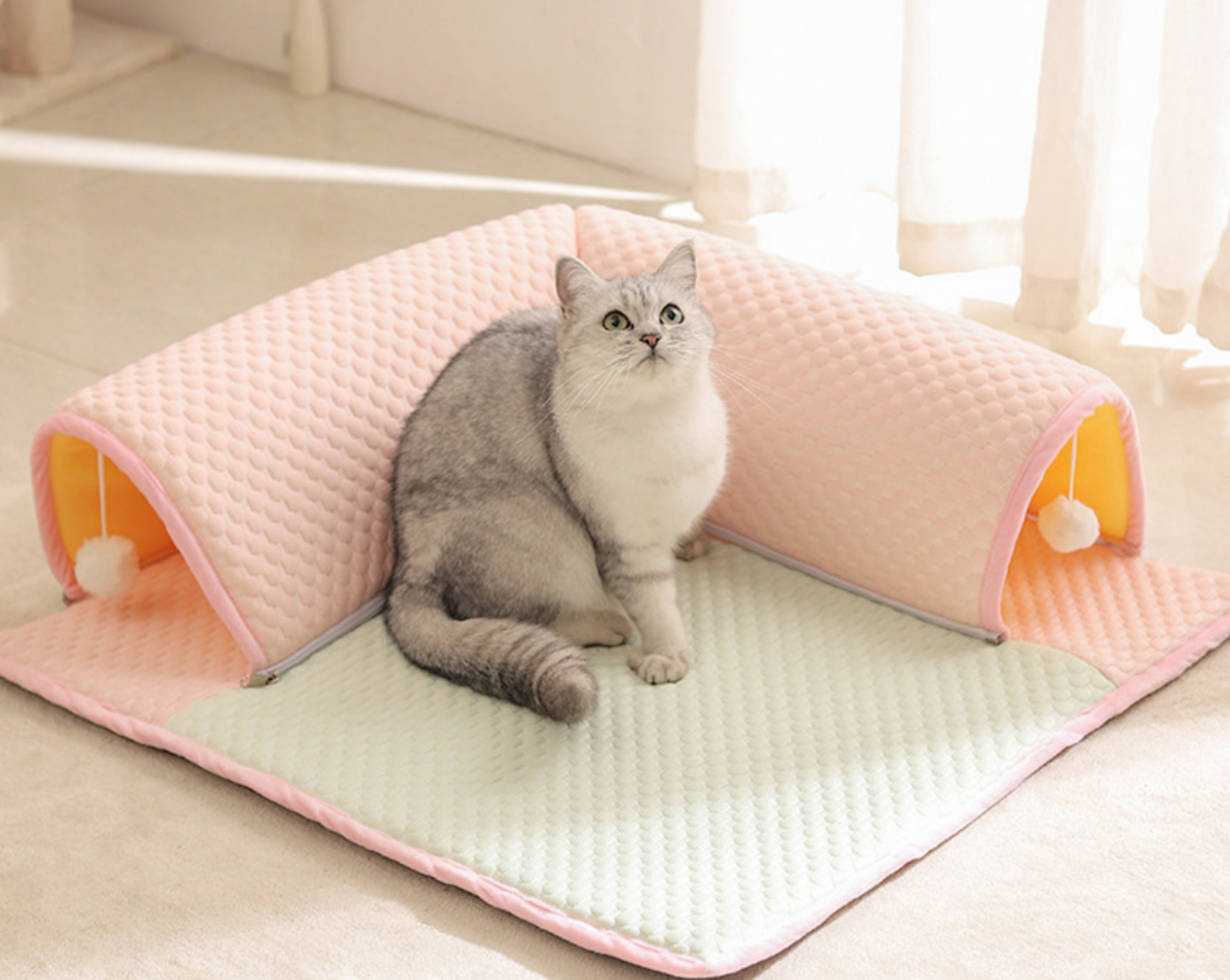 Chenpet Eco-friendly Summer Cool Pet Mats Breathable Cat Tunnels