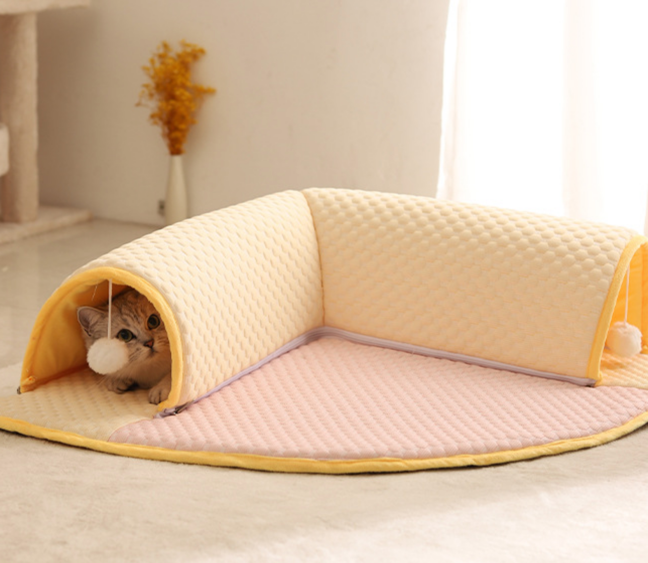 Chenpet Eco-friendly Summer Cool Pet Mats Breathable Cat Tunnels