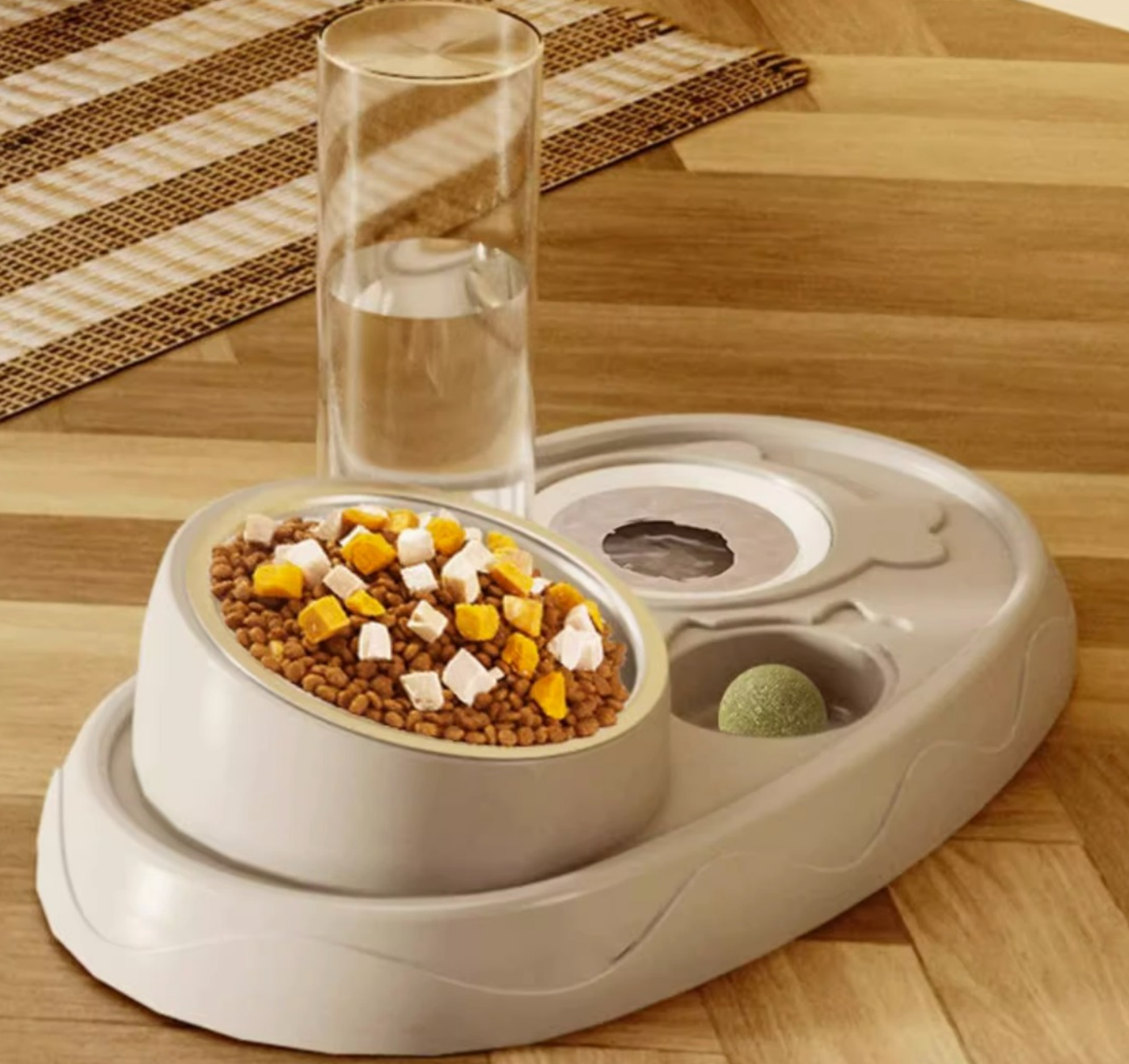 Chenpet New Design Stainless Steel Pet Feeding Double Bowl