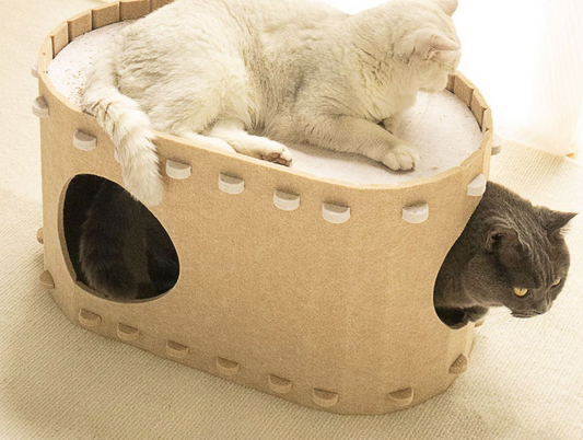 Chenpet Wholesale High Quality Felt Cozy Pet Beds Cat Beds