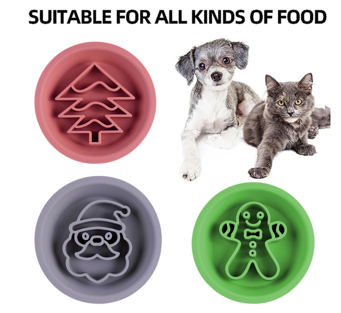 Chenpet Wholesale Custom Christmas Festival Pet Feeding Bowls