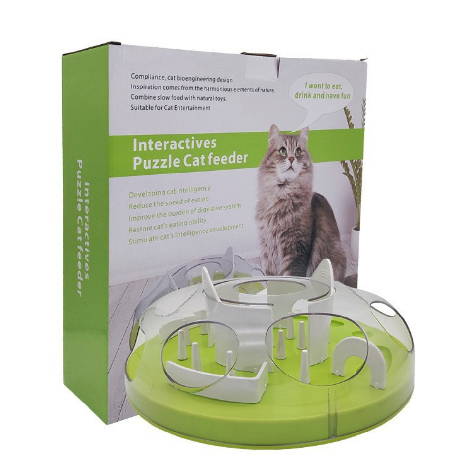 Chenpet Wholesale ABS Interactive Puzzle Cat Feeder