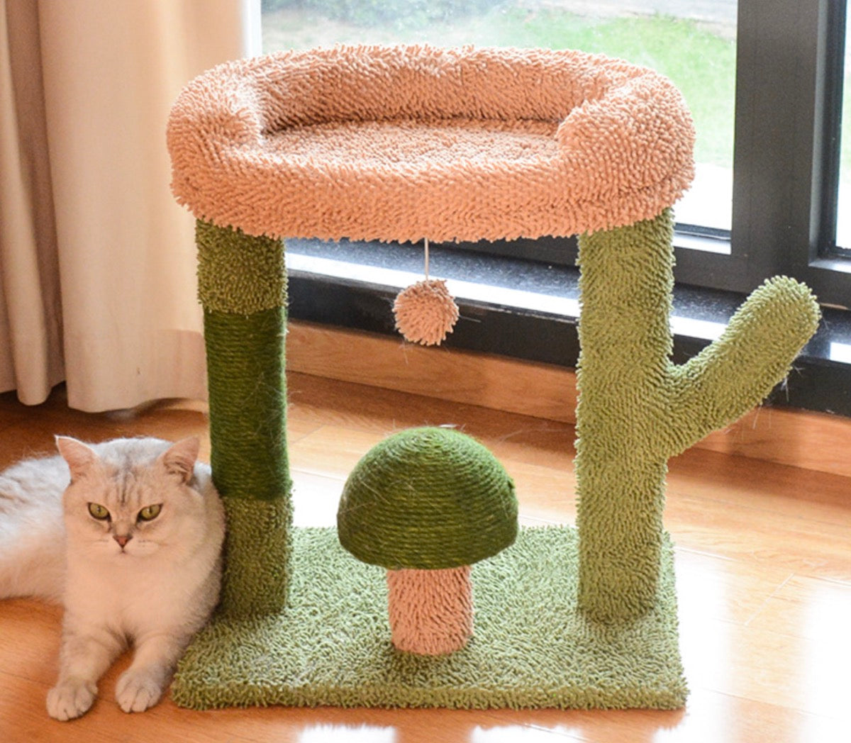 Chenpet New Design Cactus Chenille Cat Trees Cat Climbing