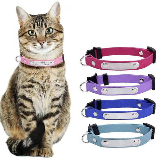 Chenpet Manufacturer Pet Fleece Soft Collars Cat Customized Collars