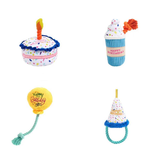 Chenpet Wholesale Birthday Cake Design Plush Pet Toys