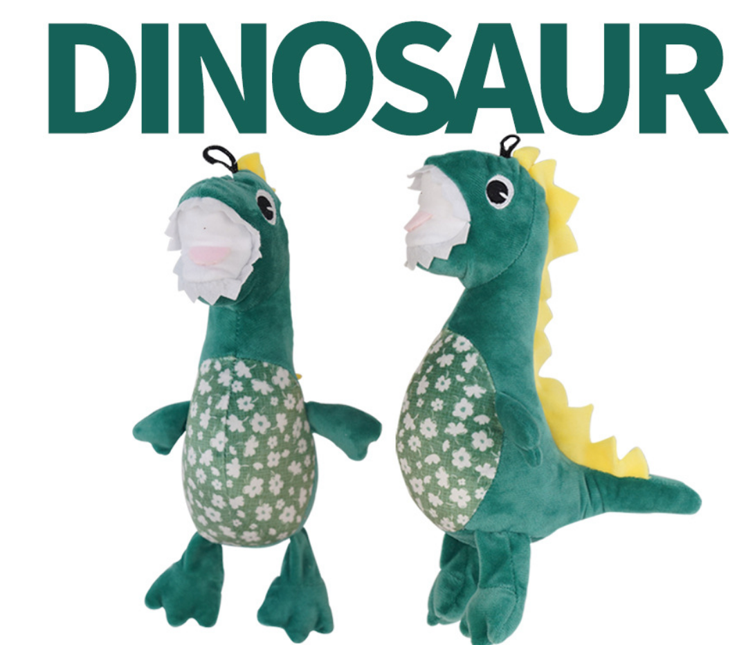 Chenpet Manufacturing New Design Of Dinosaur Plush Dog Chews Toys