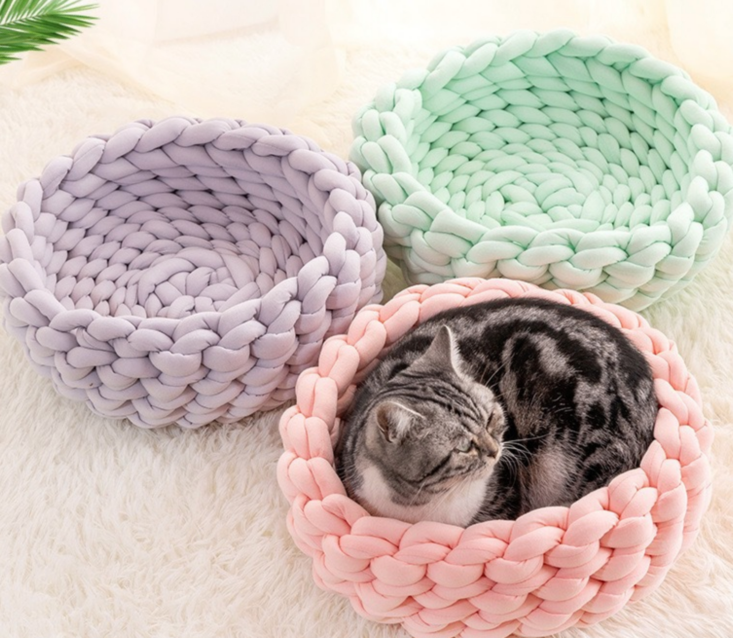 Chenpet Wholesale Hot Selling Durable Hand Made Washable Pet Beds