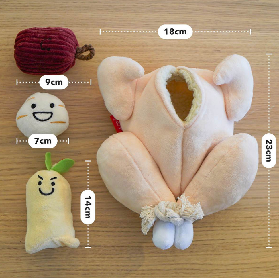 Chenpet Wholesale Chicken Style Dog Pet Plush Toys