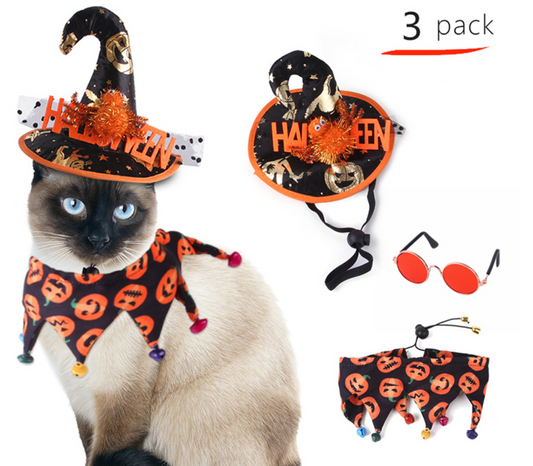 Chenpet High Quality 3 Pack Pet Accessories  Pet Halloween Toys