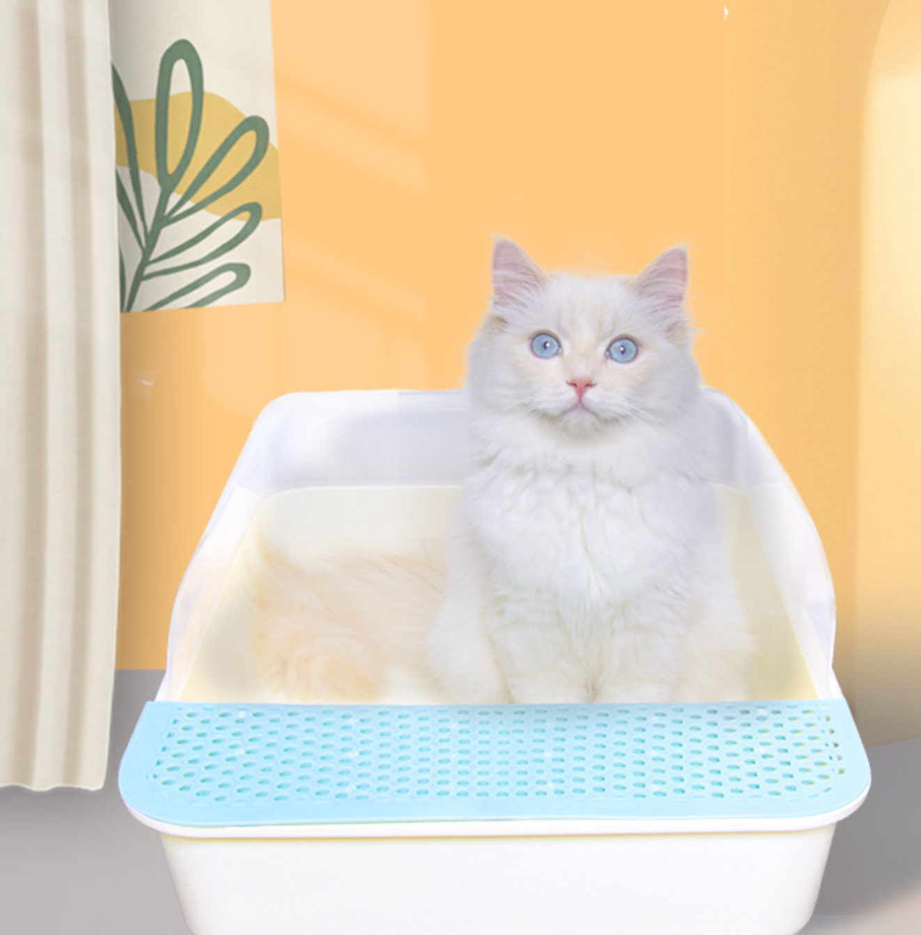 New Design Wholesale Freely Space PP Cat Litter Box