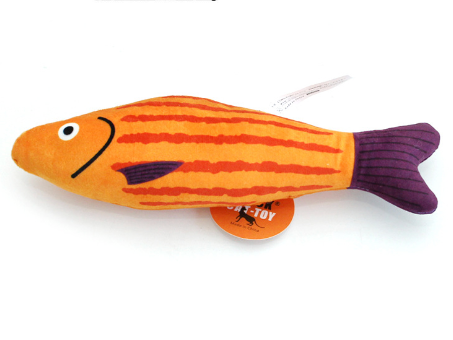 Chenpet New Design Catnip Cat Playing Pet Fish Toys