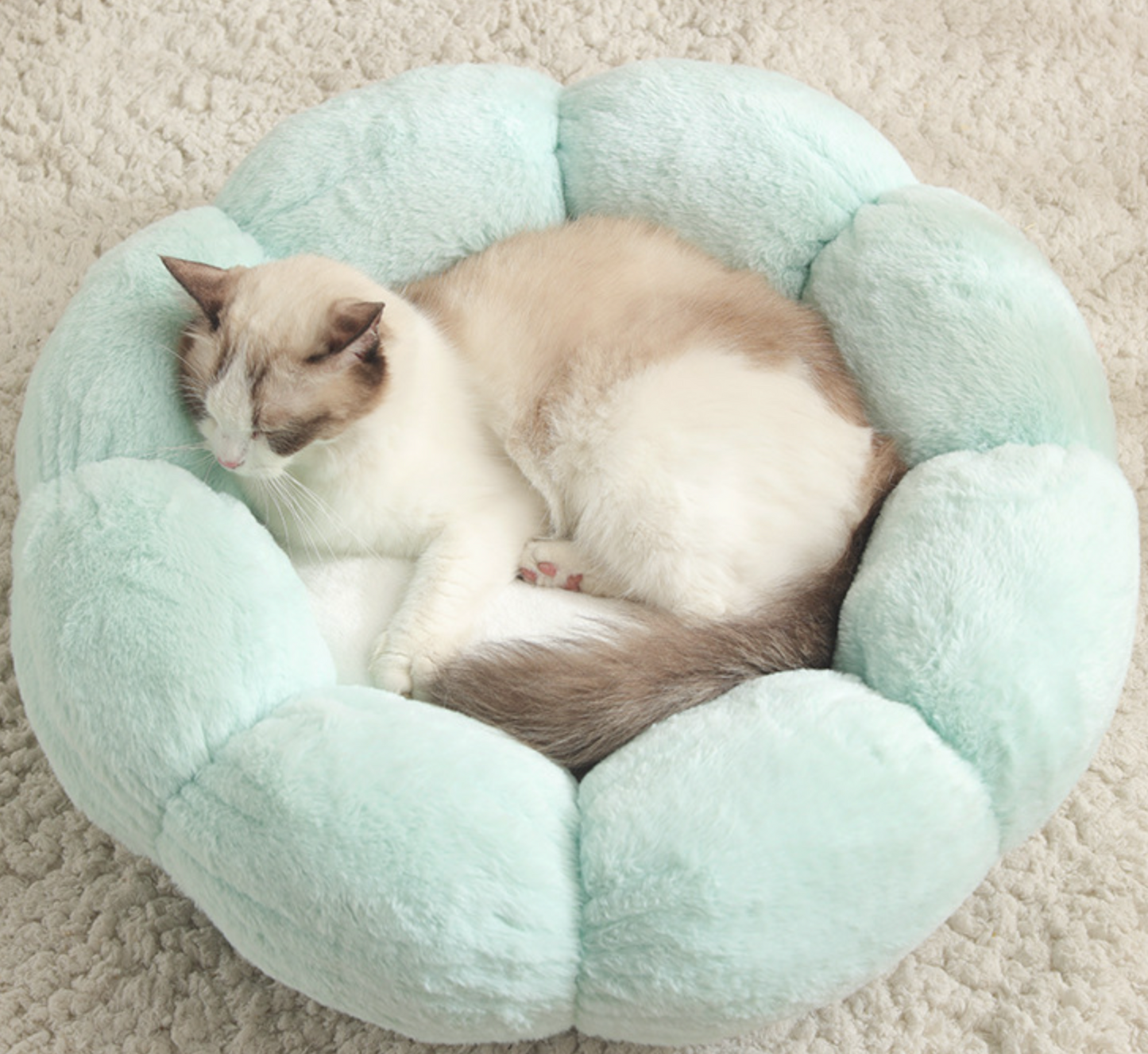 Wholesale New Flowers Style Pet Cozy  Fleece Beds