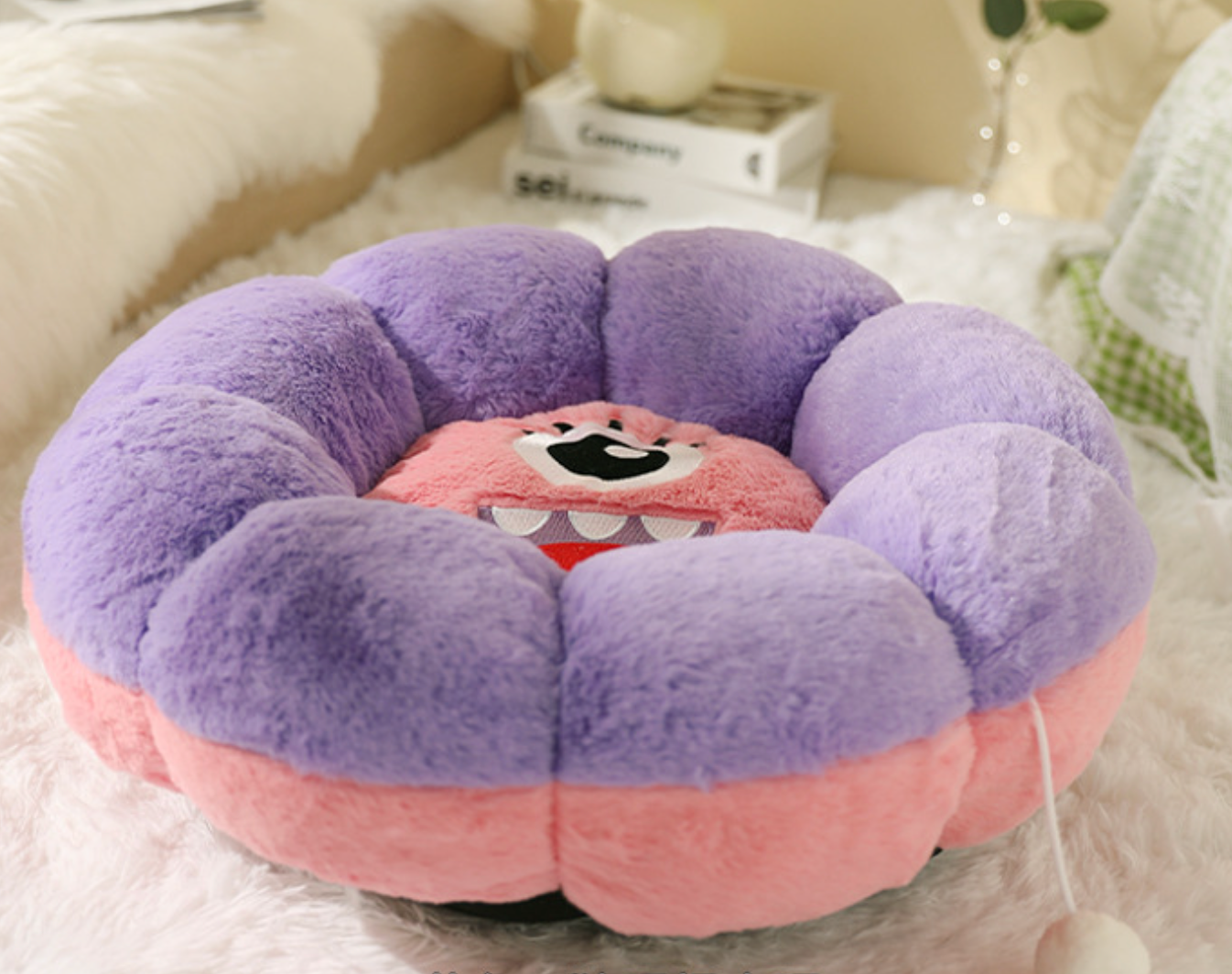 Chenpet Manufacturers  New Flower Style Plush Warm Pet Winter Bed Pet House