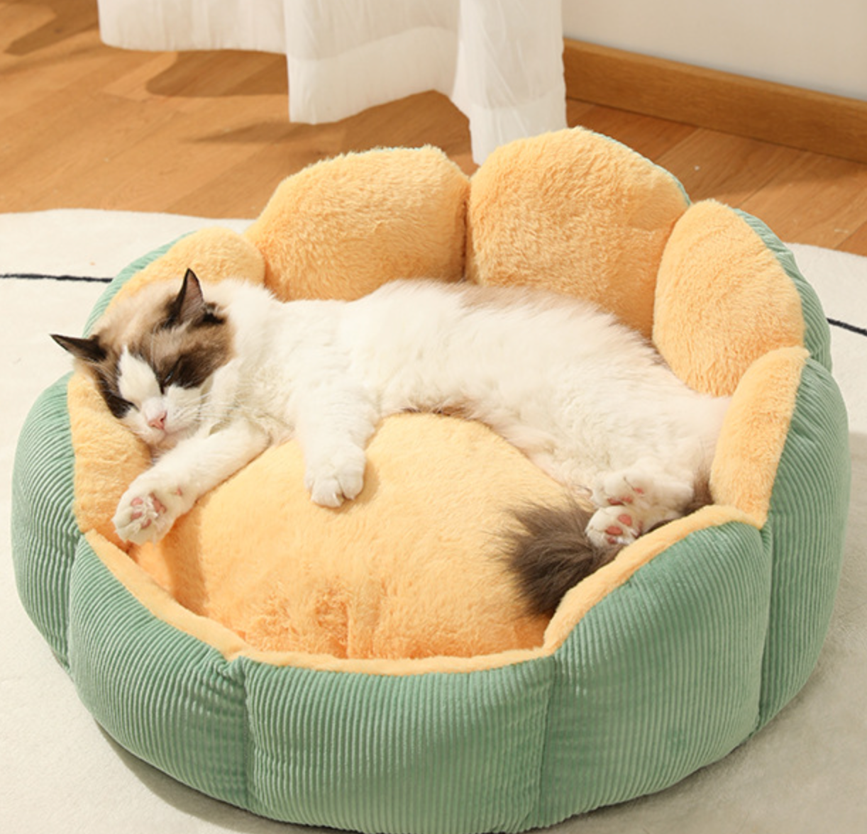 Hot Selling Winter Pet Cozy Beds Cat Corduroy Beds Dog Beds