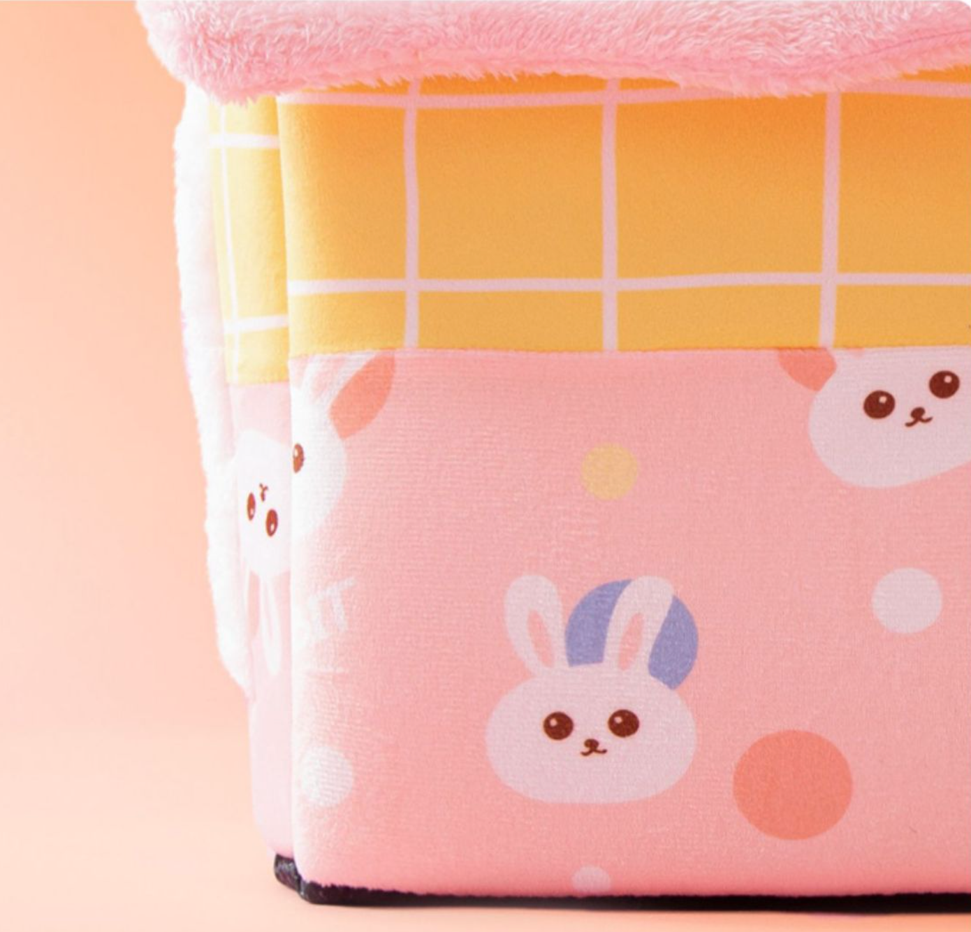 Chenpet High Quality Pink Rabbit Design Pet House Pet Bed