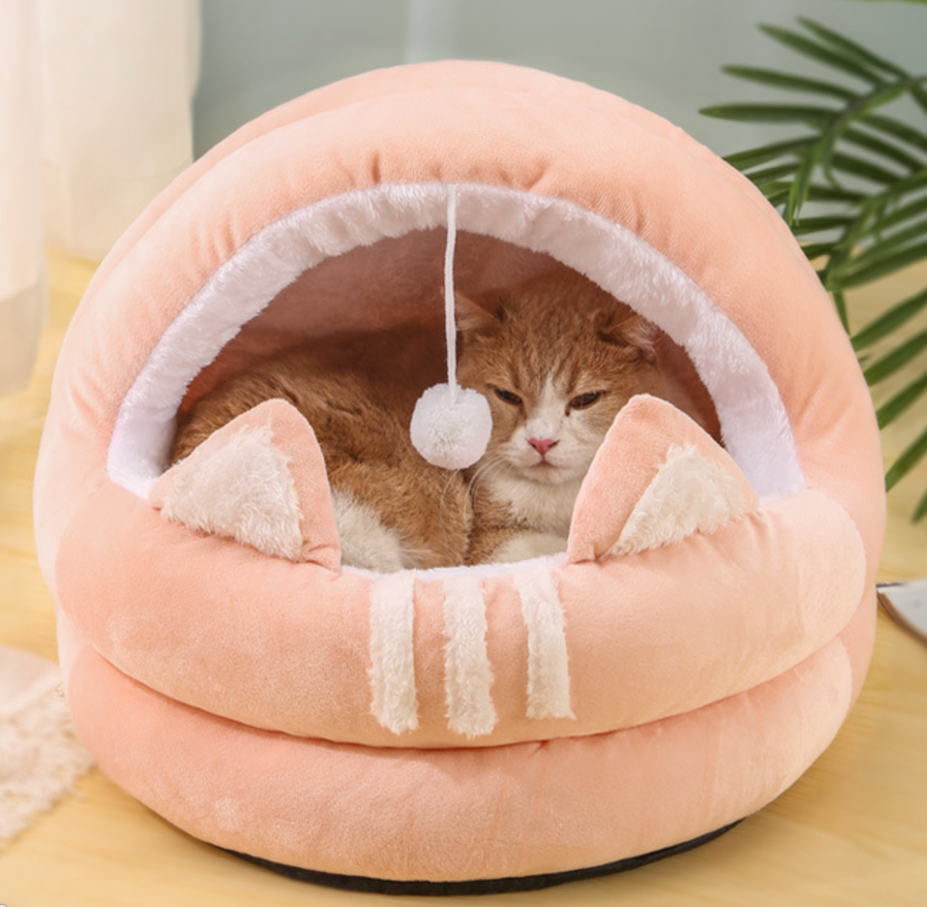 Durable Lovely Plush Pet Beds Winter Newest Pet Room House