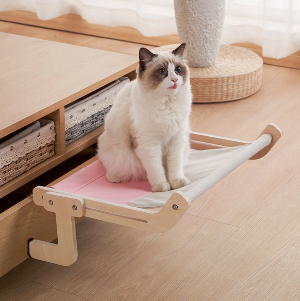 Chenpet Durable Cat Hanging  Wooden Beds  High Quality Cat Beds