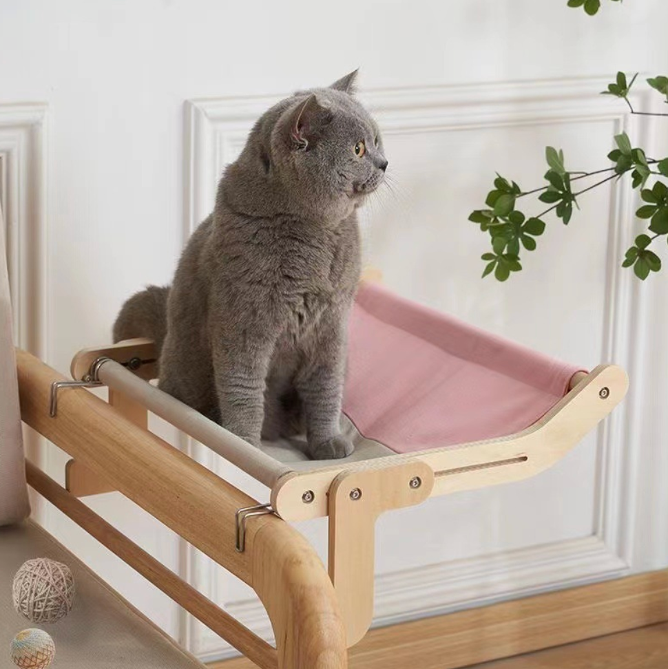 Chenpet Durable Cat Hanging  Wooden Beds  High Quality Cat Beds