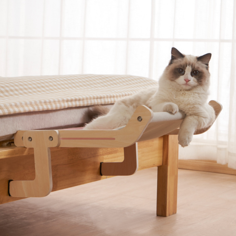 Chenpet Durable Cat Hanging  Wooden Beds  High Quality Cat Beds