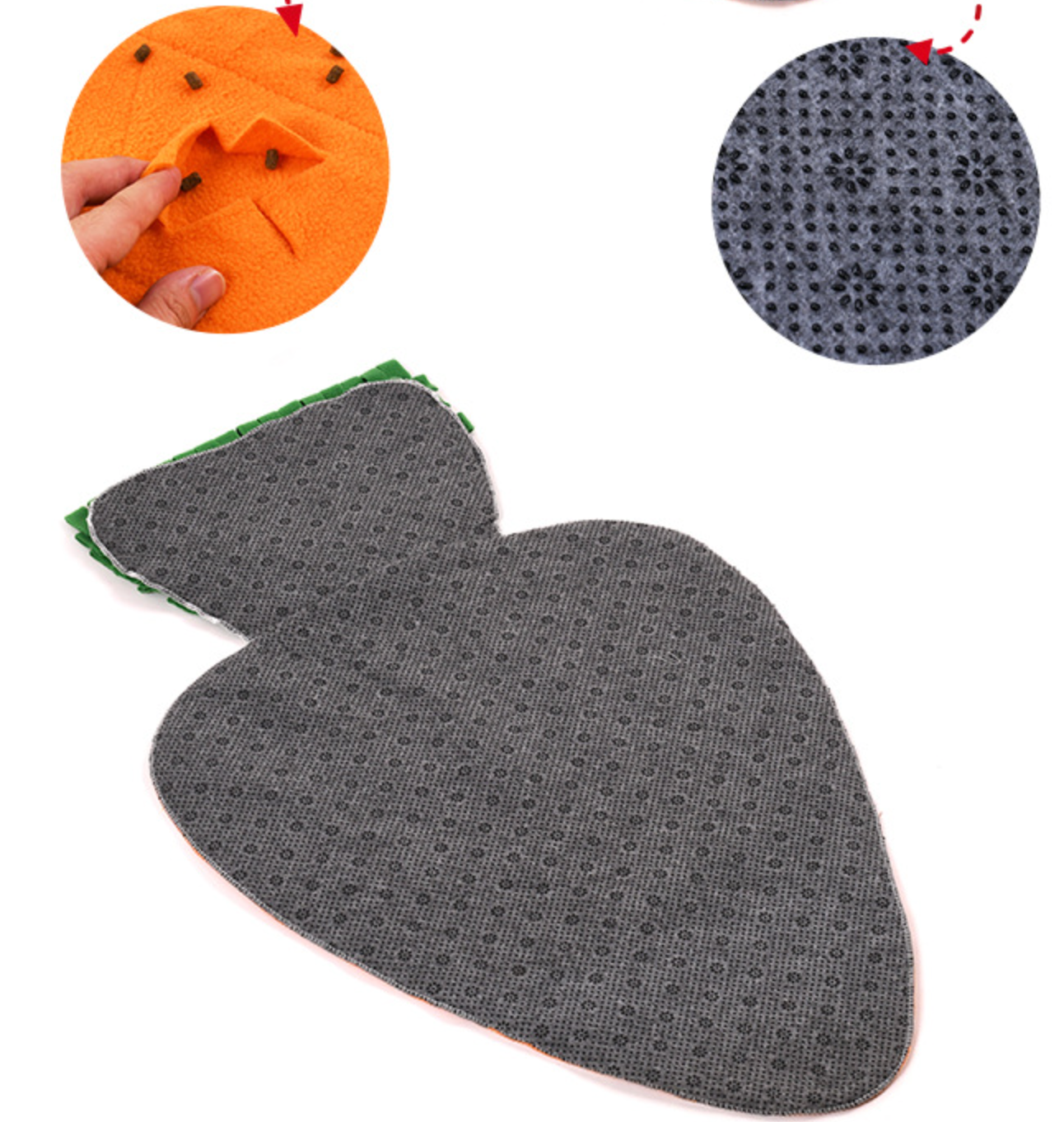 Chenpet High Quality Carrot Snuffle Mats Pet Eat Slower Play Mat