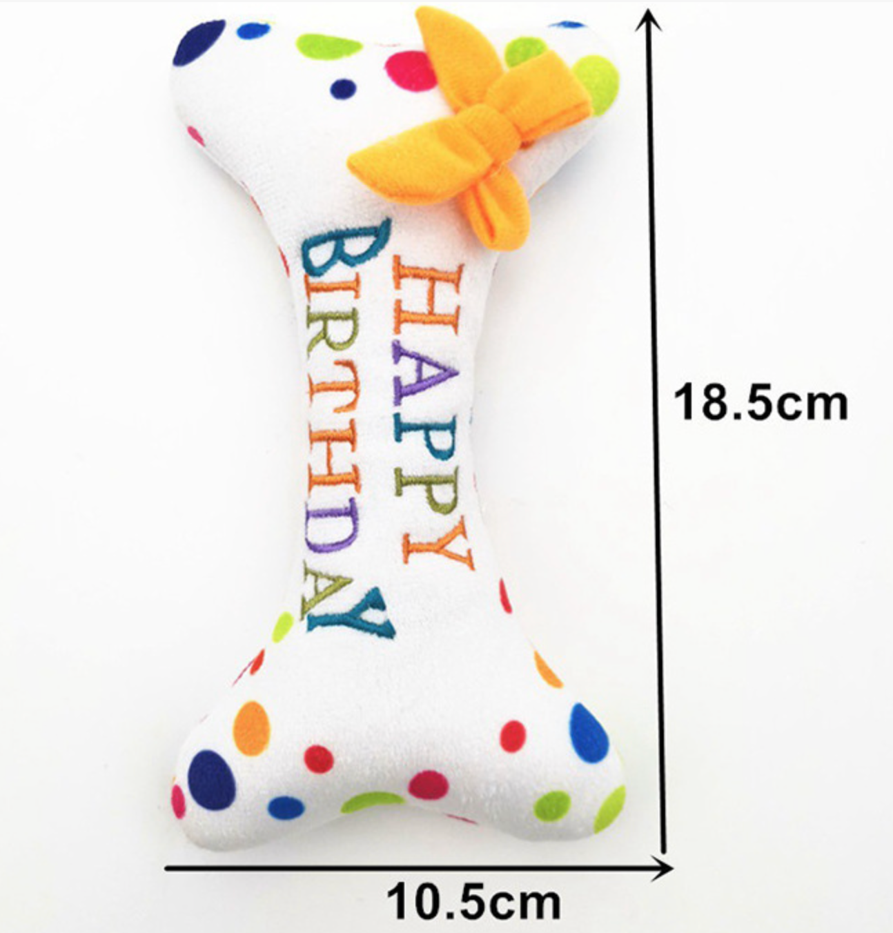 Chenpet Pet Birthday Series Plush Toys Dog Play Chew Toys