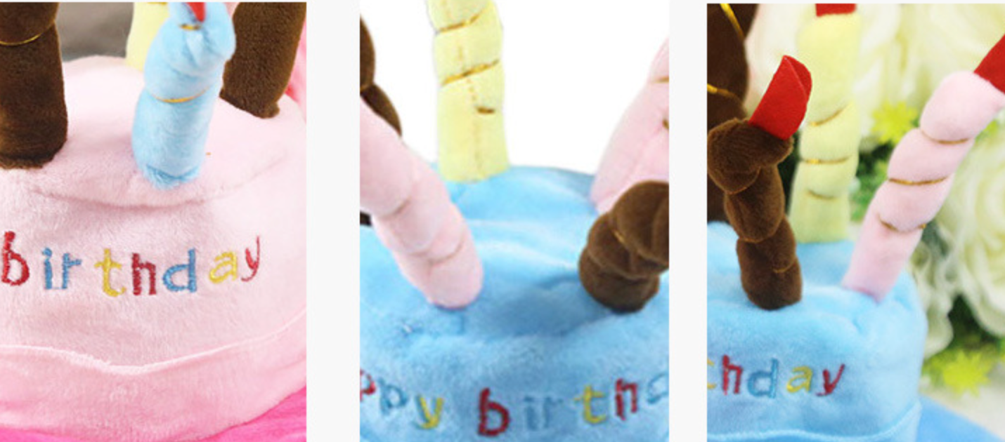 Chenpet High Quality Pet Birthday Series Plush Toys