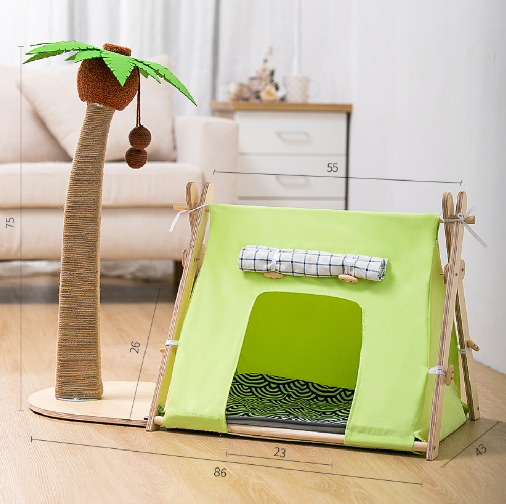 Chenpet New Design Cat Trees Coconut Style Of Pet Beds