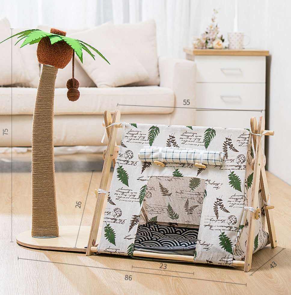 Chenpet New Design Cat Trees Coconut Style Of Pet Beds