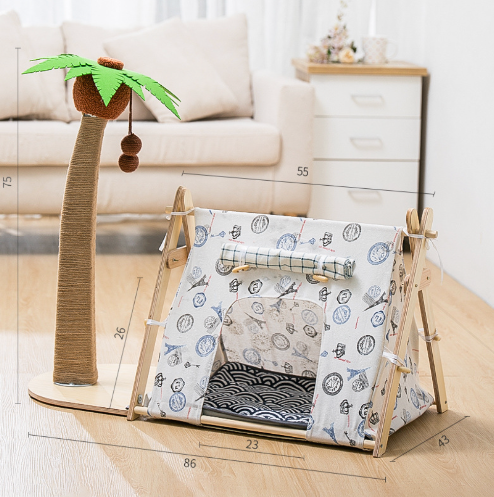 Chenpet New Design Cat Trees Coconut Style Of Pet Beds