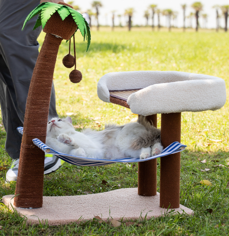 Chenpet Hot Selling Coconut Style Cat Trees Pet Beds