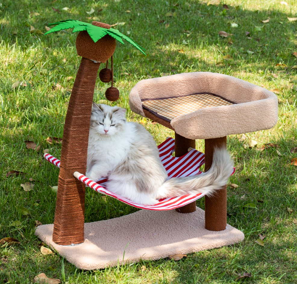 Chenpet Hot Selling Coconut Style Cat Trees Pet Beds