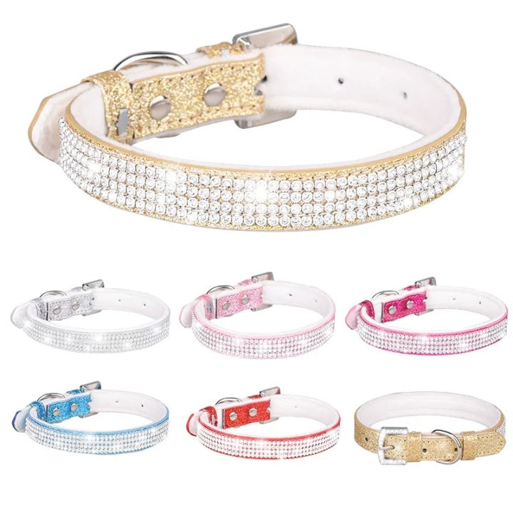 Crystal Shining Beautiful Dog Collar