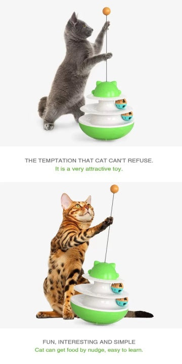 Chenpet ABS Cat Toys Pet Training Pet Feeder Improve IQ