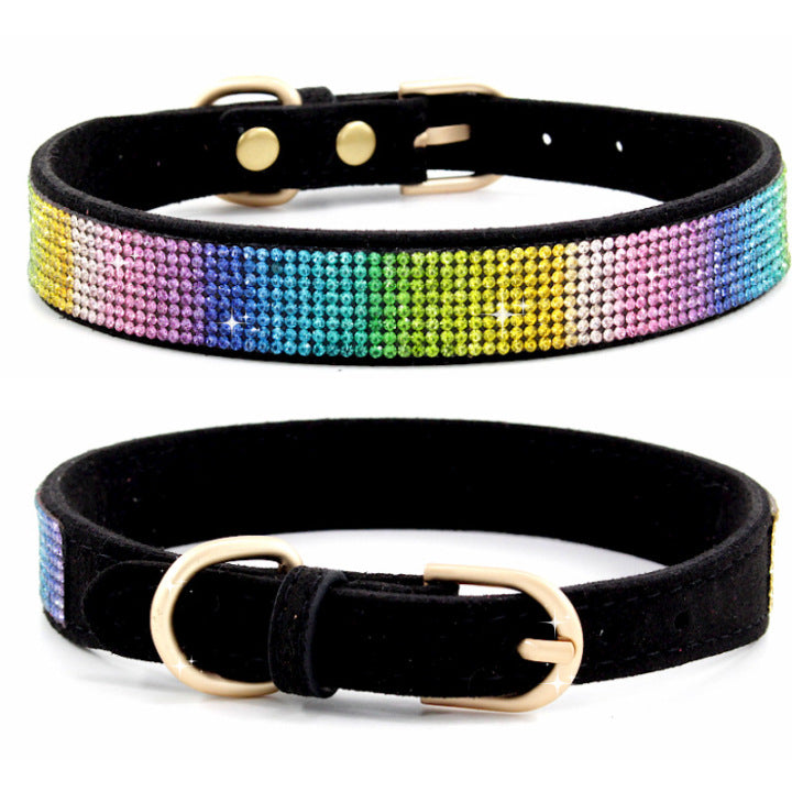 New Design Shining Colorful Dog Collar