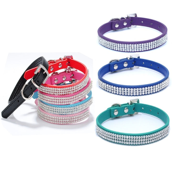 Crystal Shining Beautiful Dog Collar