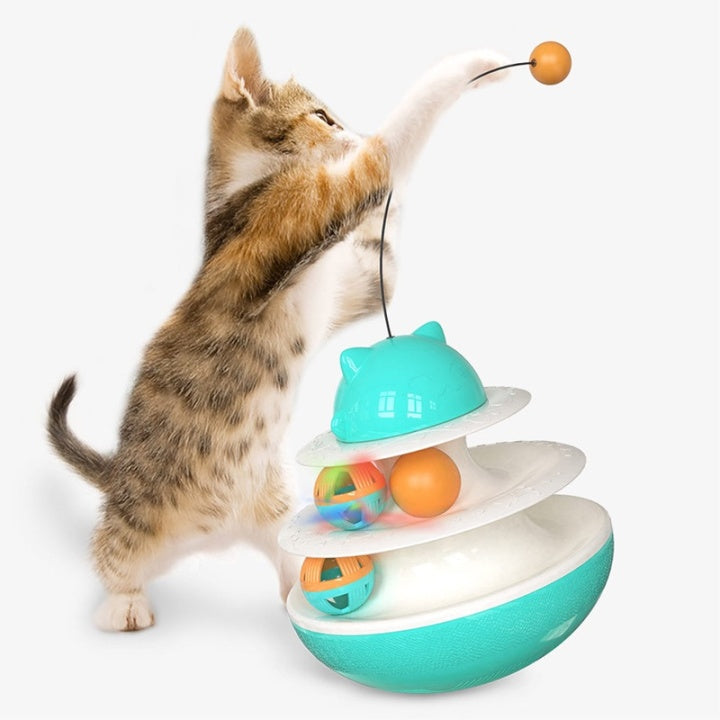 Chenpet ABS Cat Toys Pet Training Pet Feeder Improve IQ