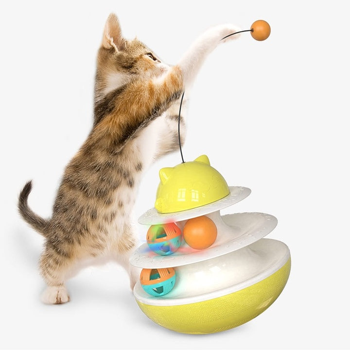 Chenpet ABS Cat Toys Pet Training Pet Feeder Improve IQ