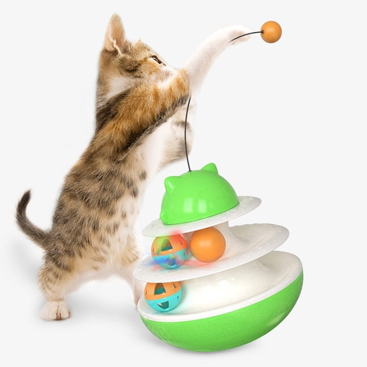 Chenpet ABS Cat Toys Pet Training Pet Feeder Improve IQ