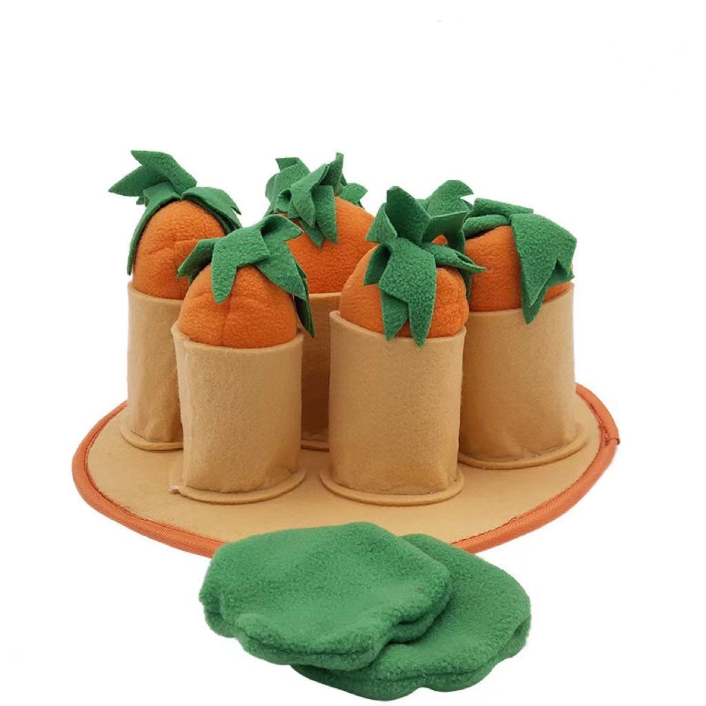 Chenpet Eco Friendly Carrot Removable Style Dog Snuffle Mats