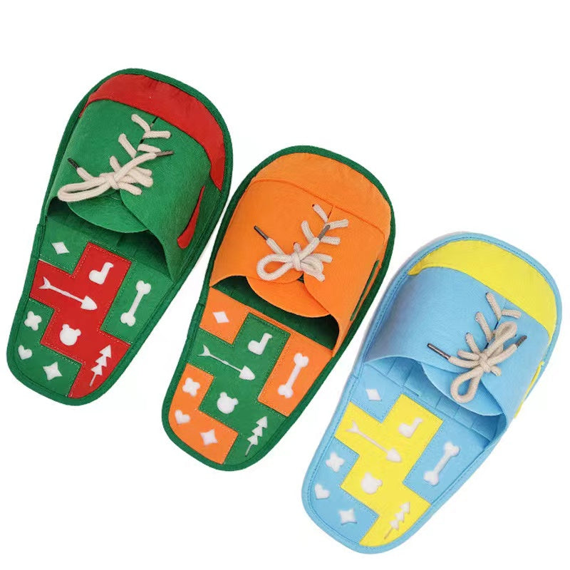 Chenpet New arrival slippers style of dog toy Felt pet toys