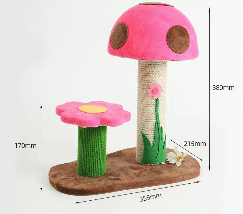 Amazon Hot Selling Wholesale Mushroom Style Cat Tree