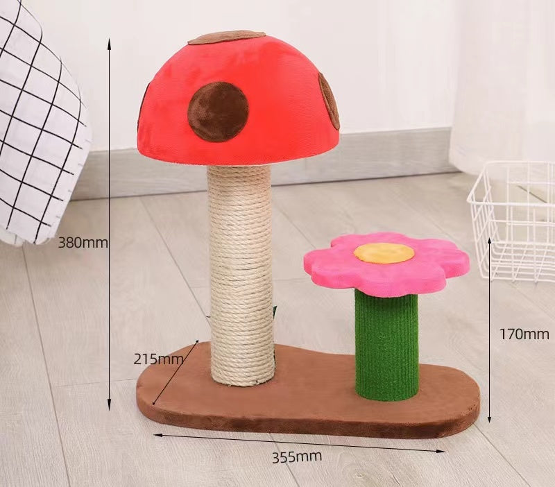 Amazon Hot Selling Wholesale Mushroom Style Cat Tree