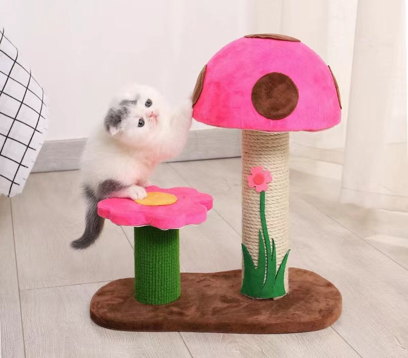 Amazon Hot Selling Wholesale Mushroom Style Cat Tree