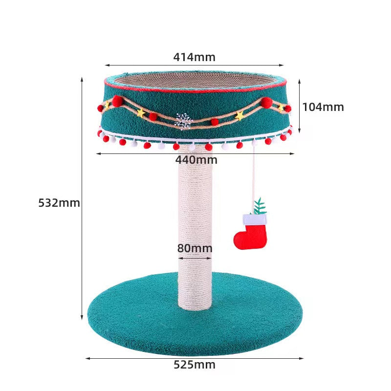 Chenpet Christmas Unique Design Of Cat Tree & Cat Scratching Board