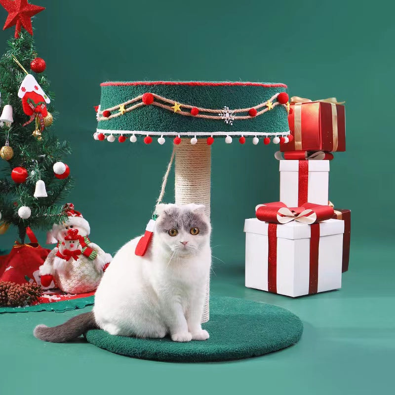 Chenpet Christmas Unique Design Of Cat Tree & Cat Scratching Board