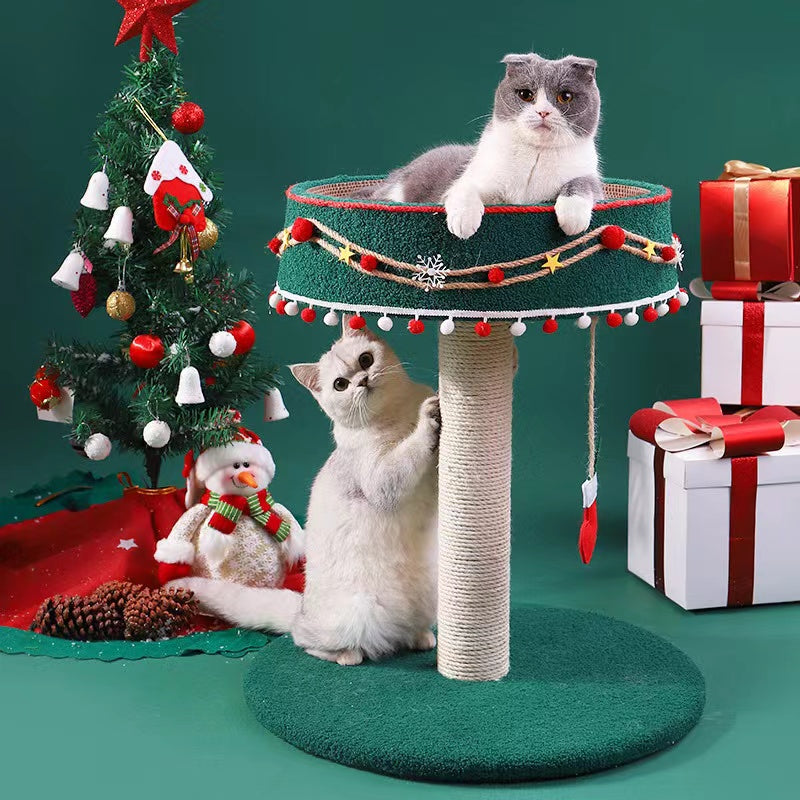 Chenpet Christmas Unique Design Of Cat Tree & Cat Scratching Board